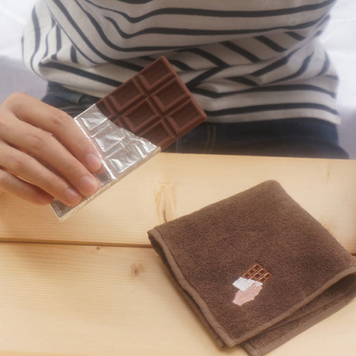 ギフトセットBOX入り 食いしん坊のハンカチ2枚